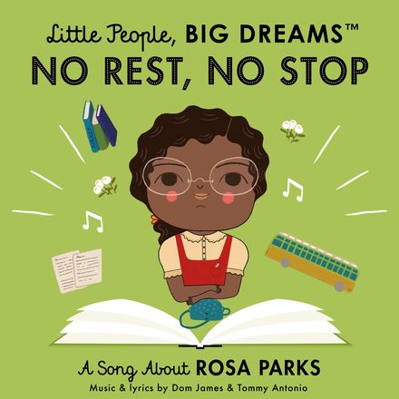 Single cover: No Rest, No Stop, a song about Rosa Parks